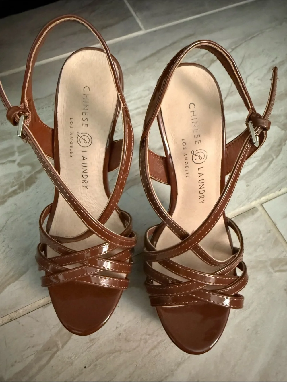 Chinese Laundry Brown Platform Heels